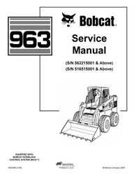 963 skid steer loader service repair manual 6900988 562215001 516515001