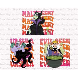 bundle villains png, villains wicked png, bad witches club png, happy halloween png, trick or treat png, spooky png, hal