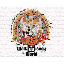 halloween mouse and friends png, the most magical place on earth png, halloween png, trick or treat png, halloween masqu