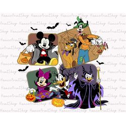 halloween mouse and friends png, halloween png, trick or treat png, boo png, halloween masquerade png, spooky vibes png,