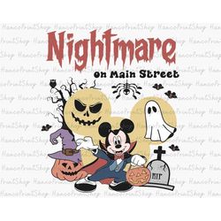 nightmare on main street svg, halloween masquerade svg, halloween pumpkin svg, mouse halloween svg, spooky vibes svg, ,