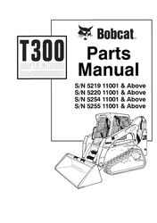 t300 compact track loader technical workshop & parts manual 532011001