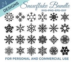 snowflake svg, snowflake svg bundle, snowflake clipart, snowflake cut files for cricut and silhoutte, snowflake digital