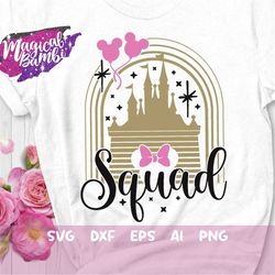 bride squad svg, bride mouse svg, bridesmaid shirts, bridal party svg, bachelorette svg, bride castle svg, mouse ears sv