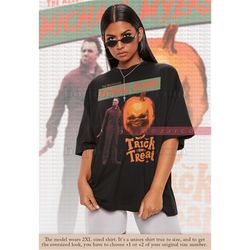 michael myers the relentless trick or treat shirt | michael myers homage tshirt | jason voorhees t-shirt friday the 13th