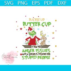 buckle up butter cup the grinch christmas svg digital files
