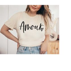 amour svg, png, amour shirt svg, valentine shirt svg, valentine day svg, retro valentine svg, love svg, love shirt svg