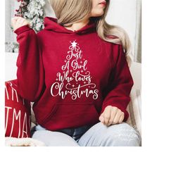 just a girl who loves christmas svg,crazy christmas lady svg,christmas shirt svg,svg file for cricut