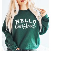 hello christmas svg,hello winter svg,christmas sweater svg,christmas shirt svg,winter vibes svg,svg file for cricut