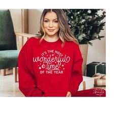 it's the most wonderful time of the year svg, png, christmas svg, christmas shirt svg, christmas vibes svg, merry christ