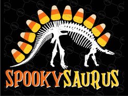 spookysaurus candy corn svg, dinosaur halloween svg, rex svg, halloween svg, dinosaur pumkin svg  design file