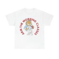 top garfield arm the working classes t-shirt