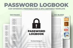 password logbook kdp interior