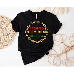 Juneteenth 1865 Celebrate Black American Freedom Shirt,2022 Black Independence Day,BLM Tee,Juneteenth T-Shirt, Black His