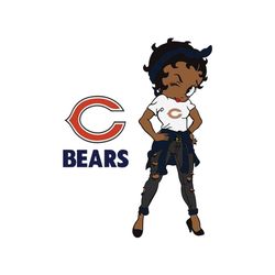 girl love chicago bears, chicago bears svg, chicago bears png