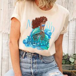 little mermaid shirt, black ariel shirt, black girl magic shirt, black queen shirt, black mermaid shirt, live action lit