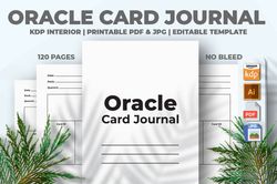 oracle card journal kdp interior