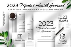 2023 mental health journal kdp interior