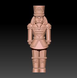 3d stl model file christmas toy for the nutcracker holiday for dolls for 3d printing