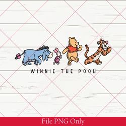 winnie the pooh png, vintage winnie pooh and friends png, classic pooh and co png, disney winnie the pooh png 300dpi