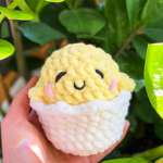 gudetama crochet pattern