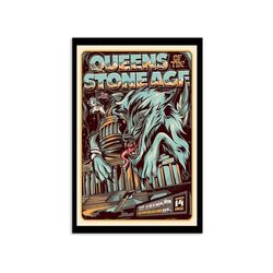 queens of the stone age poster ,the anthem washington dc august 14 2023 poster, no framed, gift