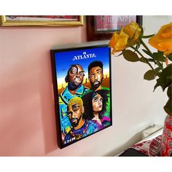 atlanta season 3 tv series poster, no framed, gift