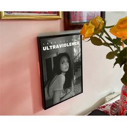 lana del rey poster, ultraviolence poster, lana del rey album, music poster, no framed , gift