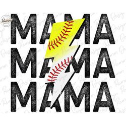 mama softball baseball png, baseball softball mom png, sublimation download, printable, stacked softball baseball shirt