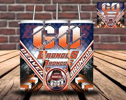 Denver Broncos Tumbler Png, Denver Broncos 20oz Tumbler png, Denver Broncos Football Team Png, Denver Broncos Png