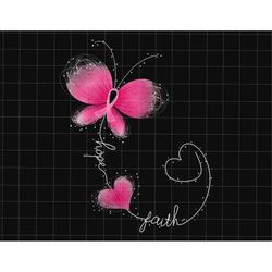 butterflies faith hope love png, breast cancer butterflies png, cancer ribbon png, awareness ribbon png, breast cancer a