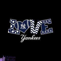 love new york yankees baseball svg, new york yankees digital download