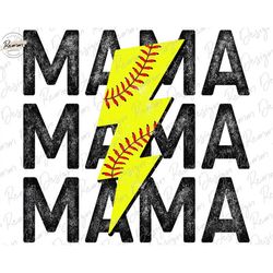 softball mama png, softball mom png, sublimation download, printable, softball bolt png, mama png, softball png, digital