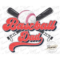 baseball dad png, retro baseball dad design, sublimation design digital download, digital download, sublimate download,