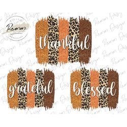 thankful png bundle. brush strokes png, png file for sublimation or print, fall sublimation, autumn png, thanksgiving pn