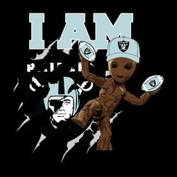 i am groot baby fan las vegas raiders,nfl svg, football svg, cricut file, svg