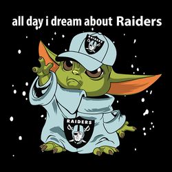 all day dream yoda las vegas raiders,nfl svg, football svg, cricut file, svg