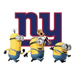 minions team new york giants,nfl png, football png, cricut file