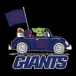 baby yoda car fans new york giants,nfl svg, football svg, cricut file, svg