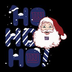 ho ho ho santa new york giants,nfl svg, football svg, cricut file, svg