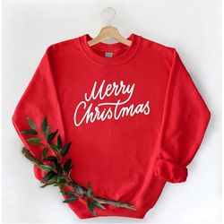 Christmas Shirt, Merry Christmas Shirt, Women's Christmas Shirt, Cute Christmas longsleeve, Christmas sweatshirts, Xmas