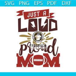 just a loud & proud mom png, sport balls png , digital download set of sport balls png, football png