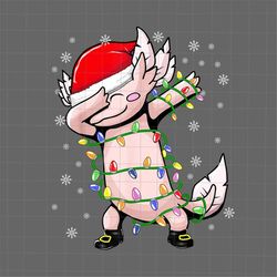 axolotl dabbing png, axolotl christmas png, axolotl light christmas png, axolotl tree christmas png, axolotl santa hat