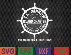 s.s. minnow tour svg, eps, png, dxf, digital download