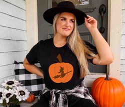 pumpkin witch shirt, halloween witches shirt, hall