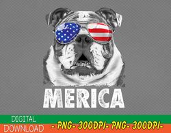 english bulldog 4th of july merica men usa flag png, digital download