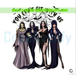 you cant sit with us png witches halloween sublimation download