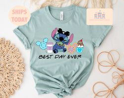 best day ever stitch & baby yoda snacks shirt- disneyworld f