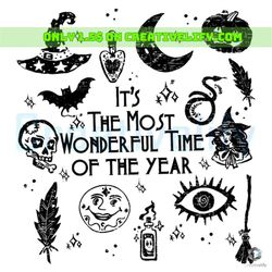 its the most wonderful time of the year svg halloween digital file