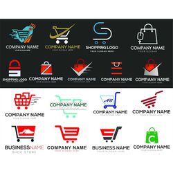 shopping cart logo, cart clipart, ecommerce online shop logo, retail logo svg , retailing logo eps , shop logo template,